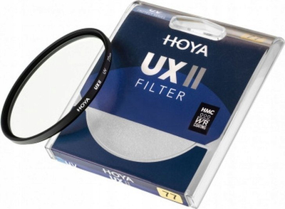 Filtër UV Hoya UX II, 58mm, xham me shumë shtresa, i zi