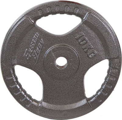 Disk peshe Eb Fit Hammertone, 10kg, fi28, gri