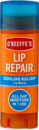 Balsam për buzë O'Keeffe's Lip Repair Cooling Stick, 4.2g, efekt ftohës, portokall