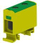 Bllok terminal MOREK për fije AL / CU / 1.5-50 mm2 TS35, 1-drejtim, 2-vrima OTL50, i verdhë / gjelbër