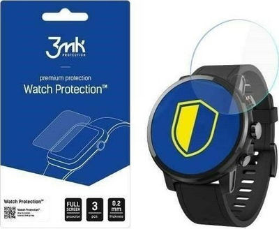 Folie mbrojtëse 3MK ARC Watch për Xiaomi Amazfit Stratos Plus, mbulim i plotë ekrani, transparente