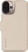 Portofol telefoni Decoded Leather Detachable Wallet për iPhone 16, lëkurë, ngjyrë clay