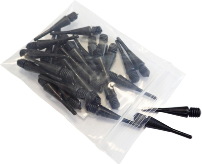 Maja plastike Kubisport për shigjeta pikado, Soft, 100 copë, të zeza