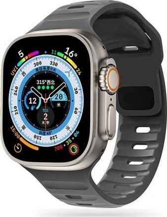 Rrip ore Tech-Protect Iconband Line për Apple Watch, TPU, sportiv, gri