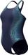 Rrobë banje njëpjesëshe Speedo Laneback, rezistente nga klori, thahet shpejt, blu