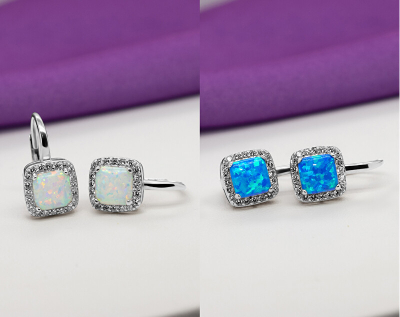 Vathё Brilio Silver Opals EA366WB