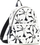 Çantë shpine Desigual Back Onyx Mombasa 23SAKP231001, e bardhë