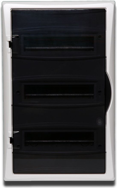 Kuti shpërndarëse modulare Elektro-Plast Economic Box RP 3x12 2516-01, 3 rreshta 12 module, IP40, e bardhë