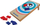 Set loje cornhole SCHILDKRÖT, dru MDF, për 2 deri 4 lojtarë