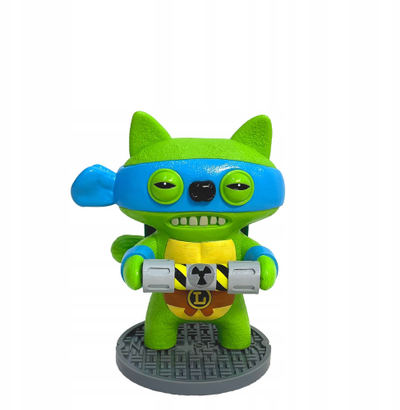 Set figurash Fuggler S2 Swap & Style, Leonardo dhe Michelangelo, 2 copë