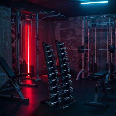 Вертикален рафт за тегови Sapphire STR37, 20 места, челик, 300kg, сив