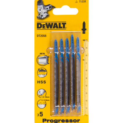 Tehe sharrë pendel Dewalt DT2058, HSS, 100x74mm, set 5 copa