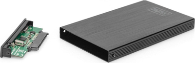 Kuti e jashtme Digitus 2.5", SATA I III, USB 3.0, e zezë