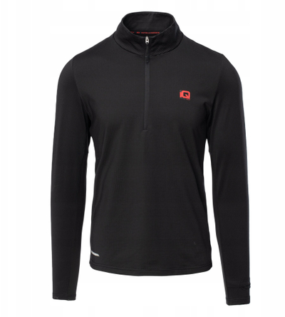 Bluza vrapimi për meshkuj IQ Imoa M, Dry Fit, mëngë të gjata, e zezë