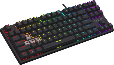 Tastierë mekanike Savio Tempest X2, RGB, Outemu Brown, me kabllo