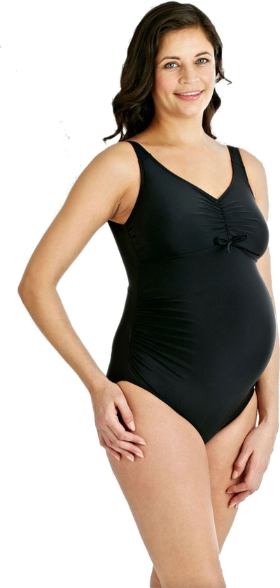 Kostum plazhi për shtatzëna Essential U-Back Maternity, madhësia M, i zi (8090460001)