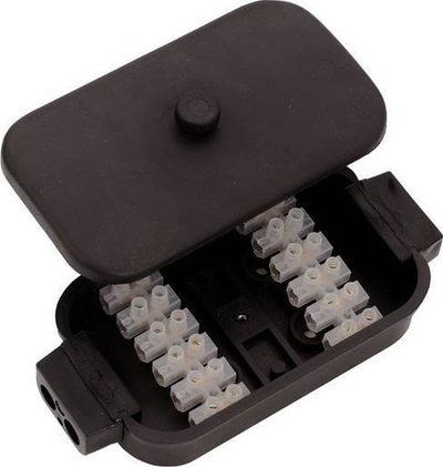 Kuti elektrike AMI 02666, 12 dalje, hermetike, gri