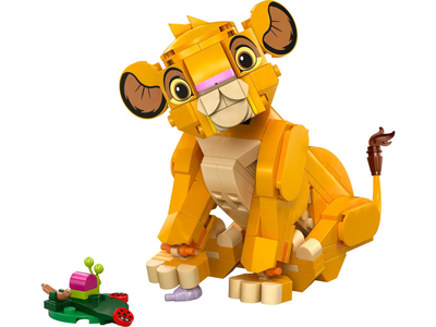 Lodër LEGO Disney The Lion King Simba 43243, figurë ndërtuese, 222 pjesë, shumëngjyrëshe