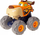 Lodër makinë Monster Truck Smily Play Leopard SP84359 AN01, me tërheqje mbrapa, plastike, shumëngjyrëshe