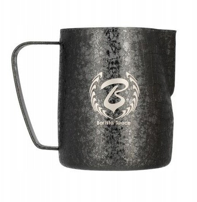 Ibrik qumështi Barista Space Ice Grain, 600 ml, teflon, i zi