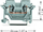 Bllok terminal WAGO 280-601, seri 280, 3 nivele, 2.5mm², gri