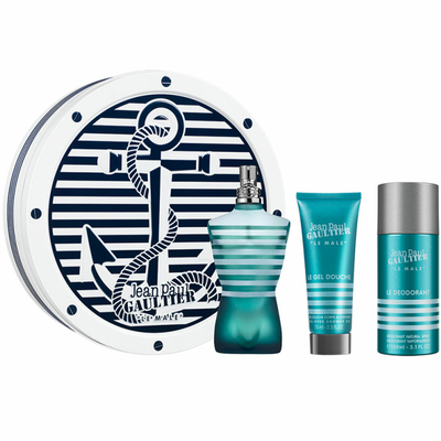 Set Jean Paul Gaultier Le Male: Eau De Toilette 125 ml & Deodorant 150 ml & Xhel Dushi 75 ml
