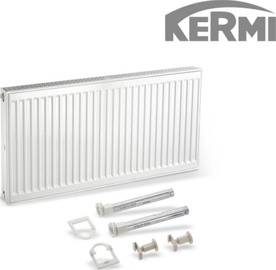 Radiator me valvul Kermi Profil V Type 10, 900x800 mm, therm x2, i bardhë