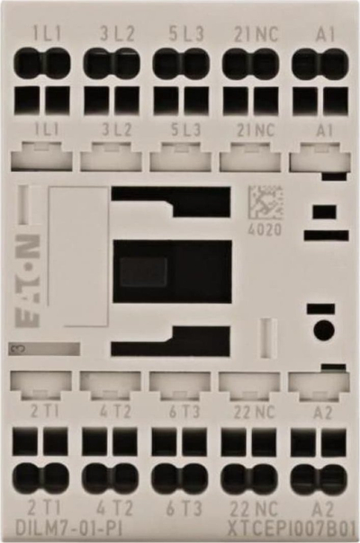 Kontaktor fuqie Eaton DILM 199224, 3 pole, 3 kW, 380–400 V