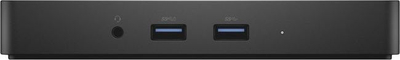 Docking station Dell WD15, USB C, 130W, ngjyrë e zezë