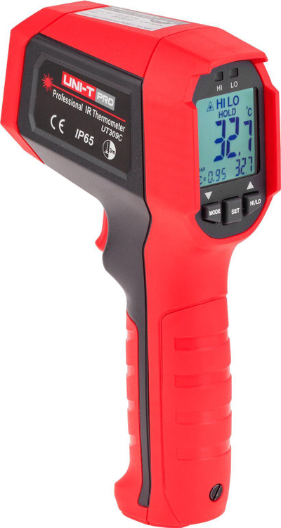 Matës temperature me rreze infra të kuqe Uni-T UT309C, -35°C deri 650°C, portativ, i kuq
