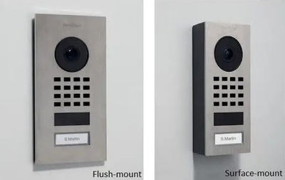 Interfon video IP DoorBird D1101V, Wi-Fi LAN, i jashtëm, çelik inox