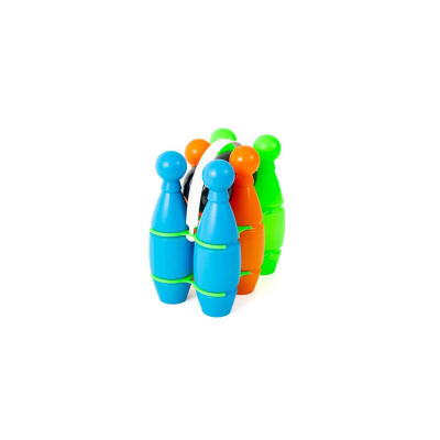 Set bowling plastik VPBS-ET200, 6 kunja 2 topa, shumëngjyrësh