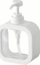 Dispenser sapuni DA245, 350ml, plastik, i bardhë transparent