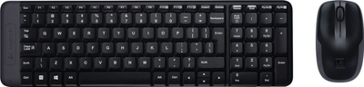 Set tastjere dhe mi Logitech MK220 pa tela, Full HD 1080p, kamer Brio 100, i zi