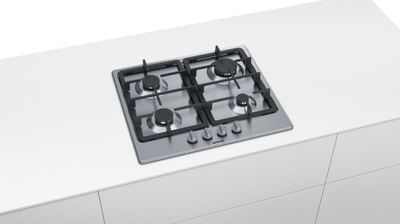 Pllakë me gaz Siemens EG6B5PB90, 7.5kW, 230V, 58.2cm, e hirtë