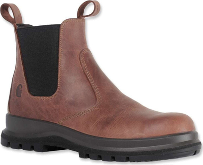 Работни чизми Carhartt Carter Chelsea, кожа, темно кафеава, бр. 42