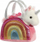 Set lodër pelushi Fancy Pants Unicorn Rainbow, unikorn me çantë, për kalamaj, rozë