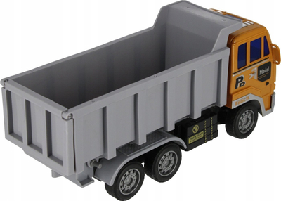 Lodër kamion me telekomandë Mega Creative Dump Truck, me drita e zë, 41 cm, i verdhë
