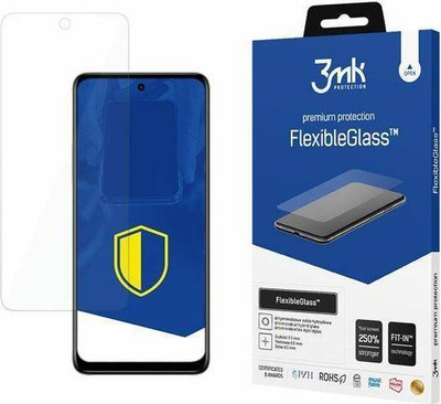 Mbrotjës ekrani 3mk FlexibleGlass për Motorola Moto E32, xham fleksibël, kundër gërvishtjeve, transparent