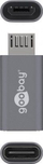 Адаптер USB Goobay, USB 2.0 Micro B во USB C, црн