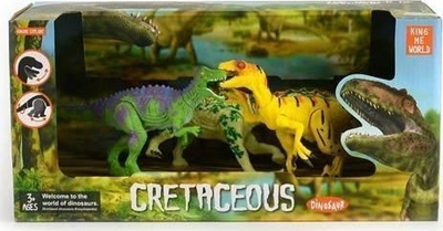 Set figura dinosaurësh Robetoy XL, 3 copë, 16–20 cm, shumëngjyrëshe