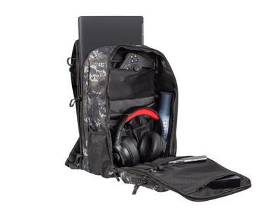 Çantë shpi Genesis Pallad 450 Lite Camo, për laptop 15.6", MOLLE, kamuflazh gri
