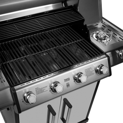 Grill me gaz Teesa BBQ 5006 Master, 5 djegësa, inox, gri