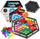 Lojë logjike Sexangle Puzzle Tetris, 16 blloqe, 112 detyra, shumëngjyrëshe