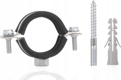 Kllapë metalike me gome për tub, 3/8", 15–19 mm, metalike