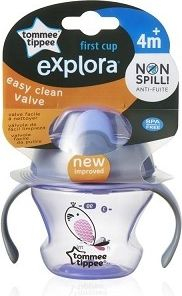 Gotë trajnimi Tommee Tippee Explora First Cup, 150ml, pa rrjedhje, rozë