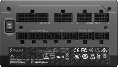 Burim energjie Fractal Design Ion+ 2 Platinum FD-P-IA2P-760-EU ATX, 760W