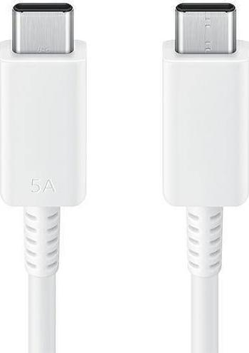Kabllo USB Samsung EP-DX510, USB-C në USB-C, 1.8m, e bardhë