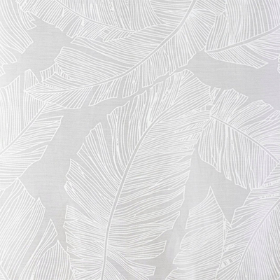 Perde të shkurtra kuzhine Atmosphera Leaf, set 2 copë, 60 x 90 cm, e bardhë