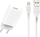 Karikues muri Denmen DC01, 1x USB A, 2.4A, i bardhë